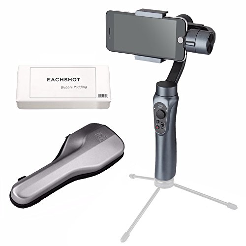 Zhiyun Smooth-Q 3-Axis Handheld Gimbal Stabilizer for Smartphone Like iPhone X 8+ 7 Plus 6 Plus Samsung Galaxy S8+ S8 Note S7 S6 S5 Wireless Control Vertical Shooting Panorama Mode (Smooth Q Grey)