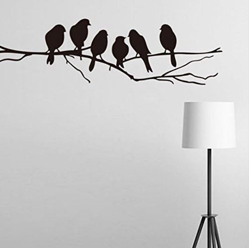Removable wall stickers, branches and bird wall stickers