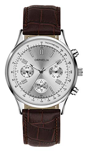 Orphelia Champions League - Reloj de Pulsera para Hombre (Mecanismo de Cuarzo, Correa de Piel)