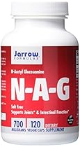 Jarrow Formulas N-A-G 700 mg, Supports Joints & Intestinal Function, 120 Veggie Caps