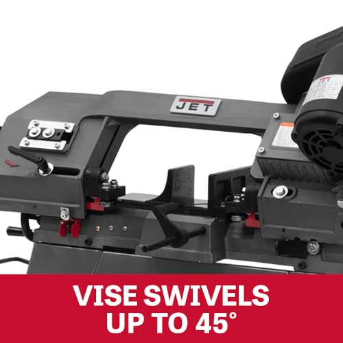 JET 5" x 6" Metal Cutting Horizontal/Vertical Band Saw, 1/2 HP, 115/230V photo 10