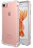 for iPhone 7 Case, for iPhone 8 Case, Matone Crystal Clear Shock Absorption Technology Bumper Soft TPU Cover Case for iPhone 7 (2016)/iPhone 8 (2017) - Clear