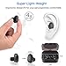 Wireless Bluetooth Earbuds, True Wireless Earbuds with Waterproof IPX5, Microphone,3D Stereo Sound,72H Cycle Time, Portable Charging Case,in-Ear Wireless Headphones (Black)