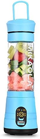 PKQP Mini Portable Blender Juicer Cup Fruit and Vegetable Mixer Personal Blender 450ml For Home and Outdoor