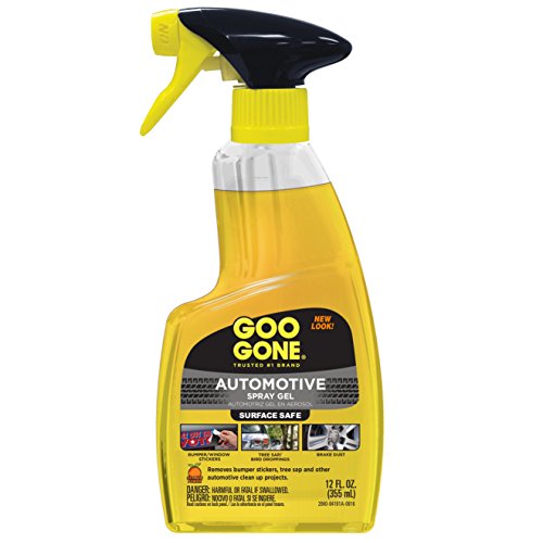 Goo Gone Automotive - Cleans Auto Interiors, Auto Bodies and Rims, Removes Bugs & Stickers - 12 Fl. Oz.