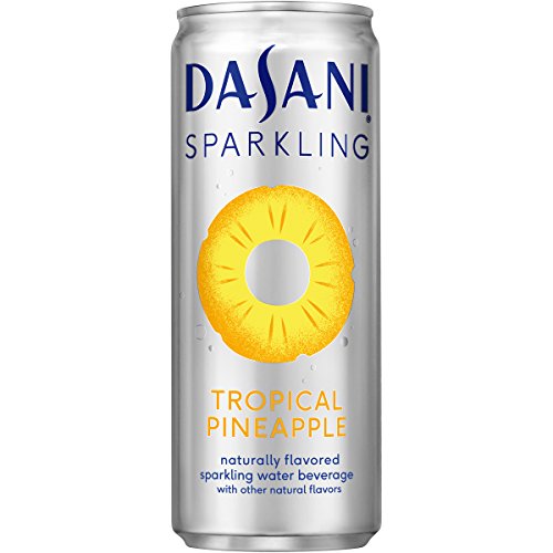 Dasani Sparkling Drinking Water, Tropical Pineapple, 8 Count - Thumbnail 3