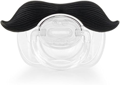 Mustache Pacifier | Unique Baby Shower Gifts - Funny Pacifiers for Boys and Girls