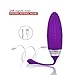Tongue Clitoral Finger Vibrator with Wireless Remote Control -YTOY Silicone Love Egg Rechargeable Whisper G-Spot Dildo Stimulator 12 Vibration Modes Adult Oral Sex Toys for Women or Couples (Purple)thumb 4