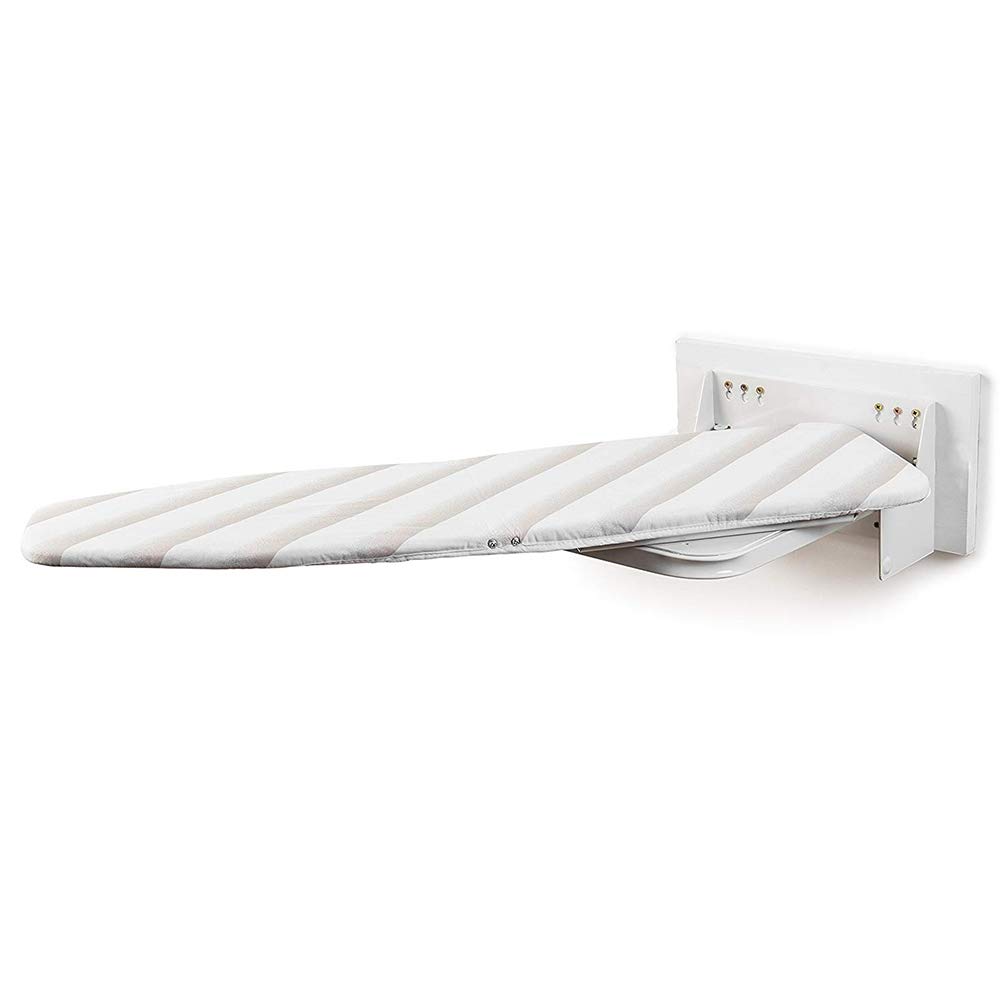 Wall-Mounted Ironing Board, 180° Swivel Retractable Ironing Board w/Cover 38.7