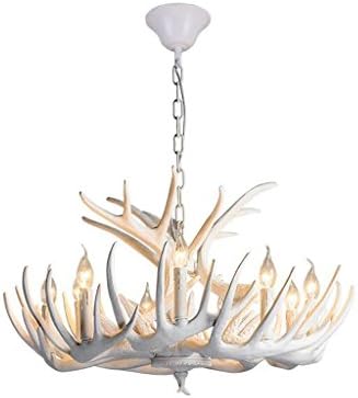 Antler Lamp Chandelier American Retro Living Room Dining Room Bedroom Mediterranean Industrial Wind Decoration Creative Personality Antler Chandelier (9 Head)