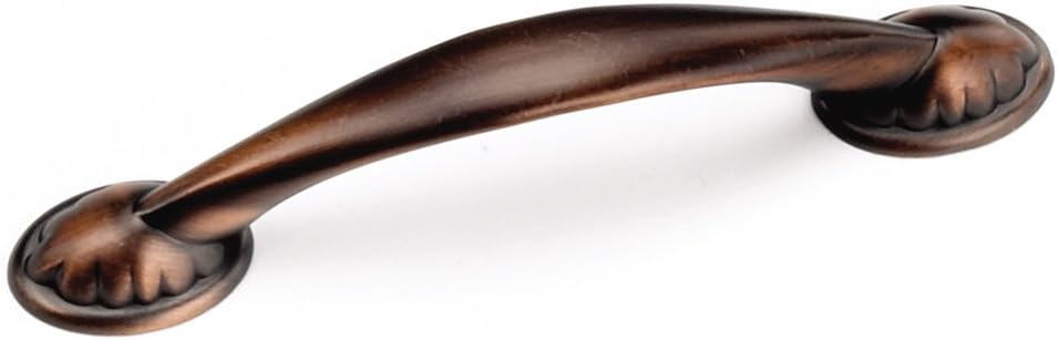 Laurey24477 Cabinet Hardware 96MM/3-Inch Flower Pull, Venetian Bronze