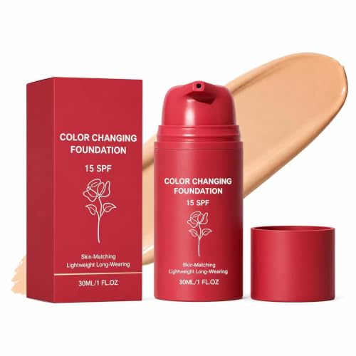 Korean Color Changing Foundation for Mature Skin, Self Adjusti... 416XY33oEeL