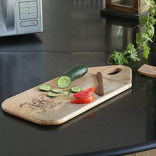 Thyme Natural Wood Cutting Board | Cutting Board for Kitchen