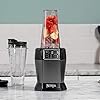 Ninja Blender with Auto-iQ [BN495UK] 1000 W, 2 x 700 ml Cups, Black/Silver