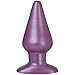 Doc Johnson Platinum Premium Silicone - The Super Big End - 5.5 in. Long and 2.3 in. Wide - Large Silicone Butt Plug with Flared Safety Base - Advanced Anal Toy - Purple