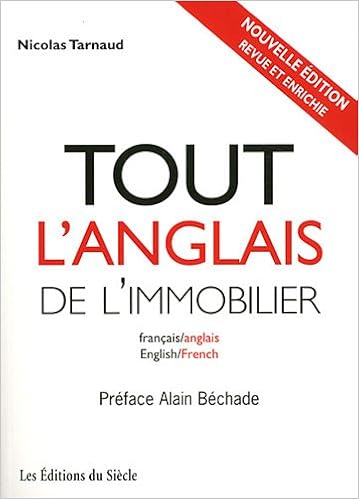 Amazon Fr Tout L Anglais De L Immobilier Tarnaud Nicolas Livres