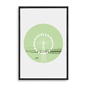 Framed Circular Pattern Home Artwork for Living Room Bedroom