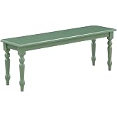 Boraam Windsor Backless Dining Bench - Equistian Green
