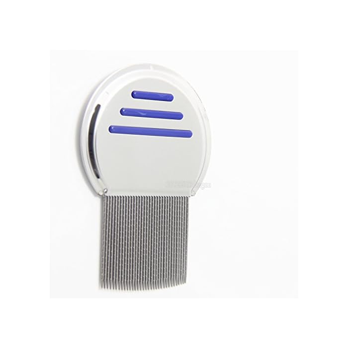 Stainless Steel Head Lice Comb For Pets And Humans For Lice,Flea, and Tick Removal!!(Blue)