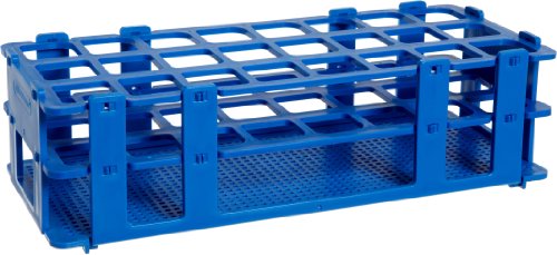 SP Bel-Art No-Wire Test Tube Rack; For 20-25mm Tubes, 24 Places, Blue (F18747-0003) - Thumbnail 2