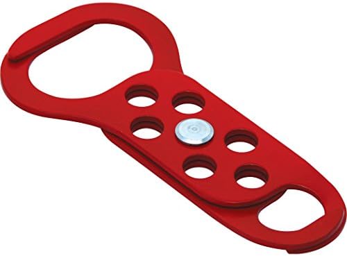 7269 Powder Coated Scorpio Hasp, Red