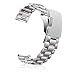 Metal Watch Band 18mm 20mm 22mm, Vetoo Solid 304L Stainless Steel Replacement Watch Strap, Quick Release Pins Wristband for Men Women