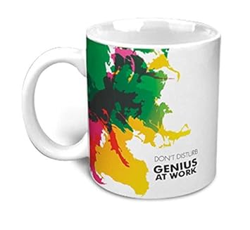 Hot Muggs DND Genius At Work Ceramic Mug, 350ml