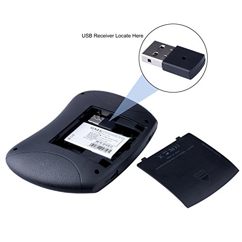 2.4GHz Wireless Keyboard with Mouse, Longruner Mini Touchpad Rechargeable Combos for Raspberry Pi 3 2, Android TV Box, Windows PC, HTPC, IPTV, Raspberry Pi, XBOX 360, PS3, PS4 - Thumbnail 4