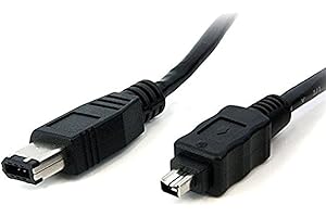 StarTech.com 1394_46_6 6-Feet IEEE-1394 Firewire Cable 4-6 M/M