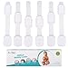 Airbay 6PCS White Adjustable Child Safety Straps Locks - Baby Proofing for Cabinets,Door,Furniture,Drawer,Appliances,Fridge,Toilet Seat