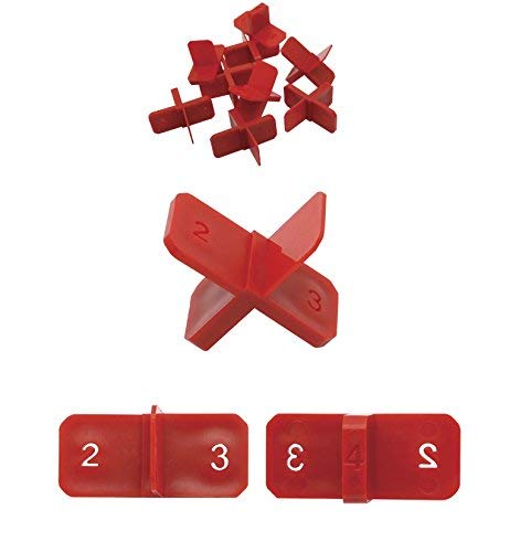 Genesis Multi Height Reusable Spacer 1mm, 2mm, 3mm and 4mm Bag of 50