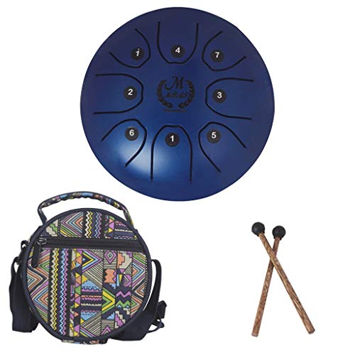Redvive Top Mini Steel Tongue Drum Fanyin Drum Forget Worry Drum Empty Drum 5.5 Inch
