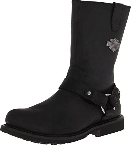 Harley-Davidson Men's Josh Motorcycle Harness Boot, Black, 10 M US