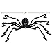 Angelhood 6.6ft Halloween Decorations Giant Spider,Large Fake Hairy Spider Scary Furry Spider Props for Indoor Outdoor Yard Party Halloween Decor,Black