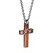 VITEROU Unisex Magnetic Pure Copper Cross Pendant Necklace Pain Relief for Arthritis Migraine Headaches Shoulders and Back(10,500 Gauss)(Womens)