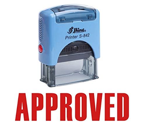 Printtoo Approved Self Inking Rubber Stamp Custom Shiny Office Stationery Stamp