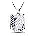 CG Costume Attack on Titan Necklace Survey Corps TV Alloy Cosplay Costume Navy Blue