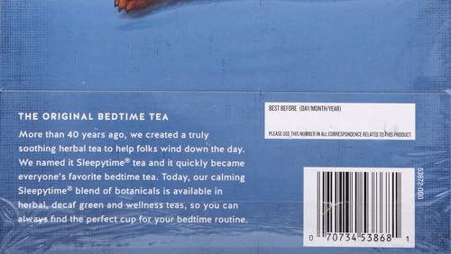 CELESTIAL SEASONINGS HERBAL TEA SLEEPYTIME EXTRA, 40 CT