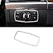 For BMW X5 E70 Stainless Steel Front Head Light Lamp Switch Cover Frame Decoration 2008-2013