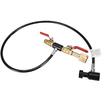 CO2 Cylinder Refill Station Filling Charging Adapter Tool Bottle CO2 Tank Accessories for Soda Maker Home Machine(36 inch-G1/2)