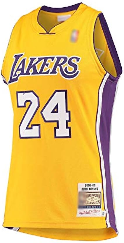 Jjunlian Outdoor Basketball T-Shirt Kobe Los Angeles NO.24 Lakers Bryant Hardwood Classics 2008 