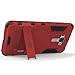 Zenfone 3 Laser Case, CoverON [Shadow Armor Series] Hard Slim Hybrid Kickstand Phone Cover Case for Asus Zenfone 3 Laser ZC551KL - Red/Black