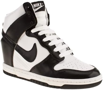 nike dunk sky hi black leather