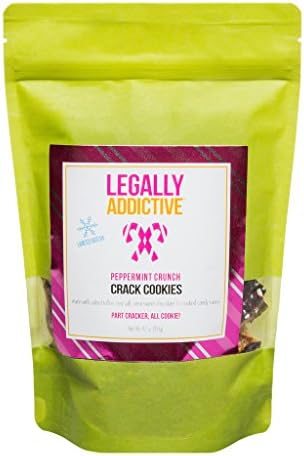 Peppermint Crunch Crack Cookies! Limited Edition 4.7 Oz.