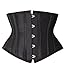 Camellias Women Petite Steel Boned Waist Trainer Corset Short Torso Mesh Body Shaper