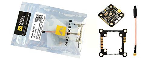 Matek FPV Video Transmitter VTX Mini 6~36V Input 40CH Pit/25/200/400/800mw Switchable, Support Tramp Protocol for F4 AIO Stack 210 220 250 240 4/5/6 inch Carbon Fiber FPV Racing Drone Quad Frame