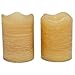 Sterno Home, Honey, Inglow 2.5-Inch Tall Flameless Rustic Votives Cinnamon Chai Scented Candle, 2-Pack
