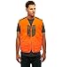 Trail Crest Men's Blaze Orange Safety Deluxe Front Loader Vest W/ Magnet