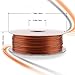 AMOLEN PLA 3D Printer Filament, 1.75mm, Frosted Copper 1 kg Spool, Includes Sample Color Changing with Temperature Green to Yellow Filament