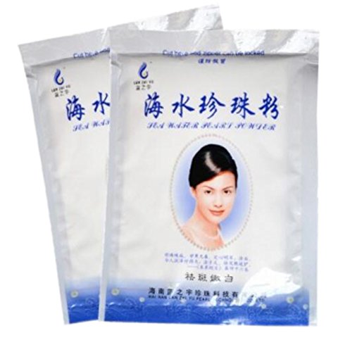 Xinliya Pure Seawater Pearl Powder Facial Whitening Detoxifying Moisturize Natural Skin Care 200g (one pc)
